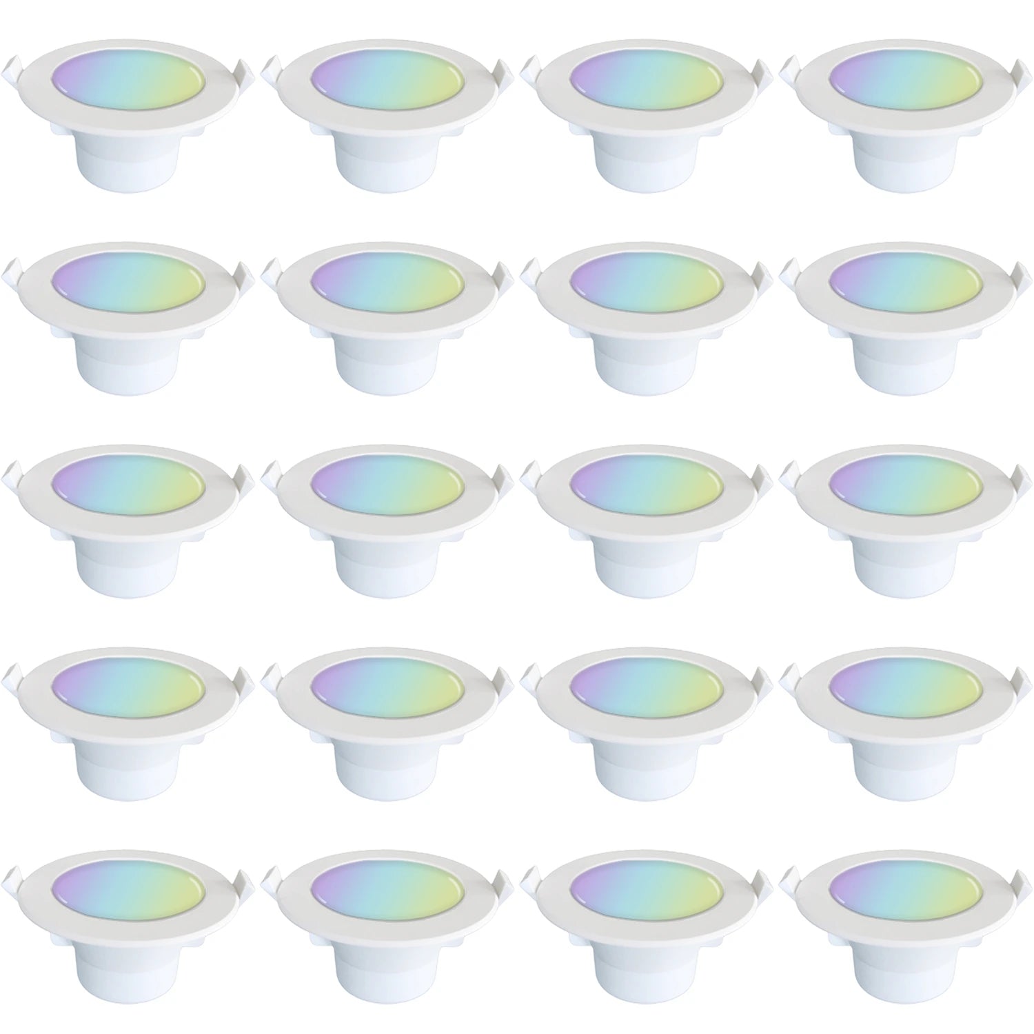 Colourful Smart Downlight ,9W, 90mm CUTOUT, RGBCW