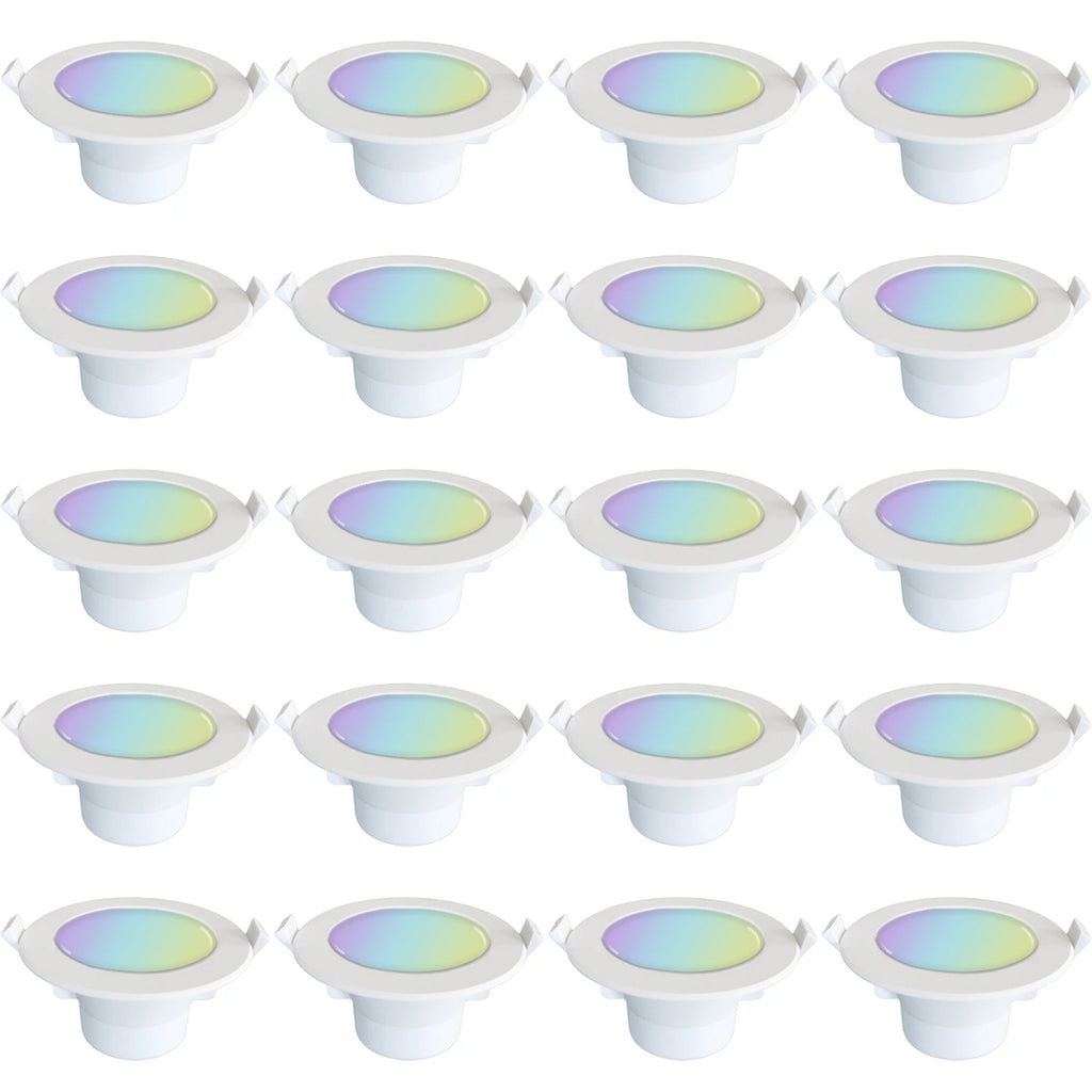 Colourful Smart Downlight ,9W, 90mm CUTOUT, RGBCW
