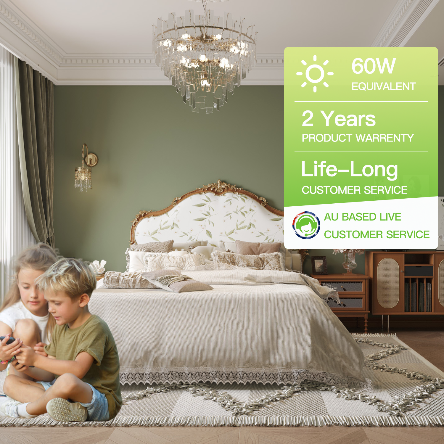 Natural White LED Bulb, E14 Candle, 7W