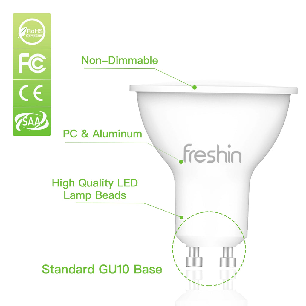 Natural White LED Bulb, GU10 Spotlight,7W