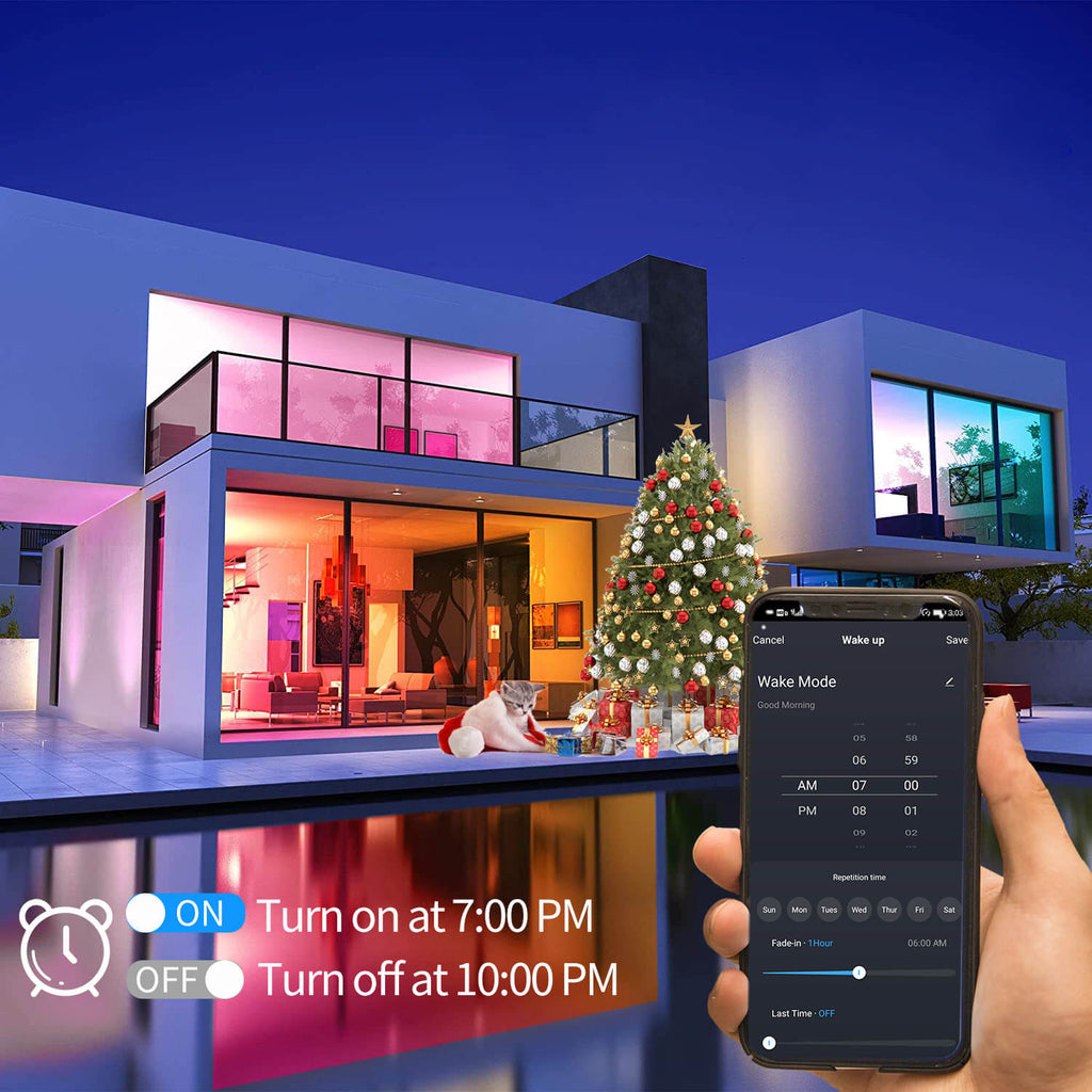 Valceno Smart Strip Light Silicone Coated